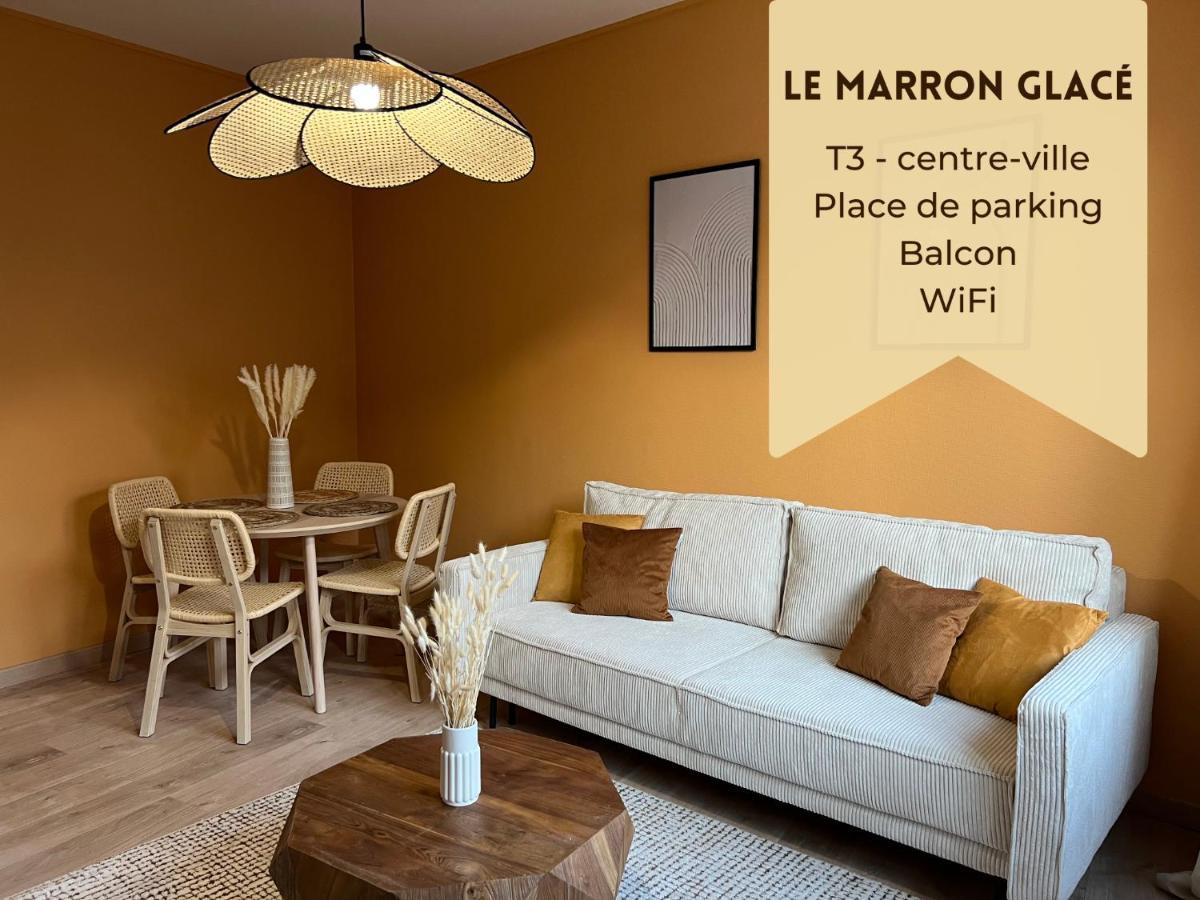 Le Marron Glace - T3 + Parking Montluçon Eksteriør billede